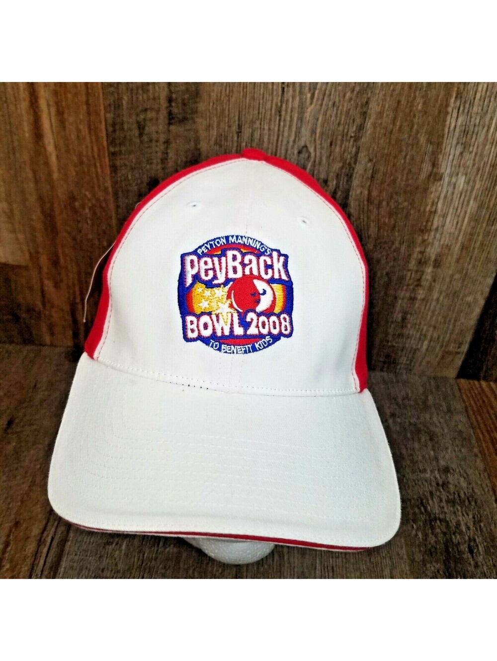 Peyton Manning's PeyBack Bow 2008 For Kids PROMO Baseball Cap Hat T6